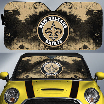 New Orleans Saints Car Sunshade Custom Car Accessories - Gearcarcover - 1