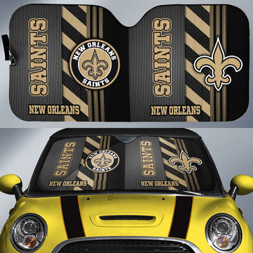 New Orleans Saints Car Sunshade Custom Car Accessories - Gearcarcover - 1