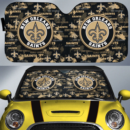 New Orleans Saints Car Sunshade Custom Car Accessories - Gearcarcover - 1