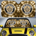 New Orleans Saints Car Sunshade Custom Tie Dye Car Accessories - Gearcarcover - 1