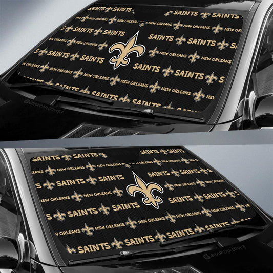 New Orleans Saints Car Sunshade Sporty Team Collection - Gearcarcover - 2