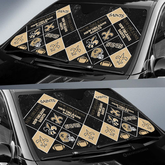 New Orleans Saints Car Sunshade Sporty Team Collection - Gearcarcover - 2