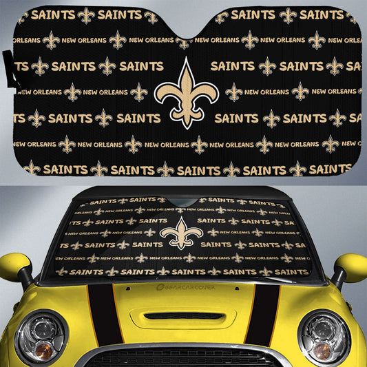 New Orleans Saints Car Sunshade Sporty Team Collection - Gearcarcover - 1