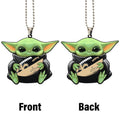 New Orleans Saints Ornament Baby Yoda Car Accessories - Gearcarcover - 4