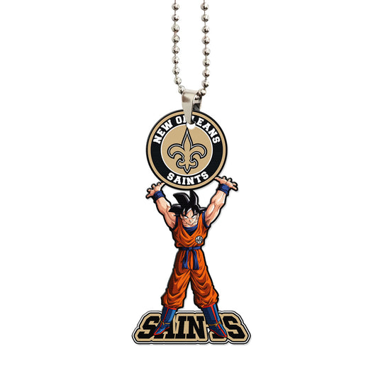 New Orleans Saints Ornament Goku Car Accessories - Gearcarcover - 1