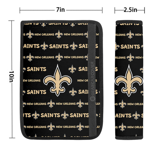 New Orleans Saints Seat Belt Covers Sporty Team Collection - Gearcarcover - 1