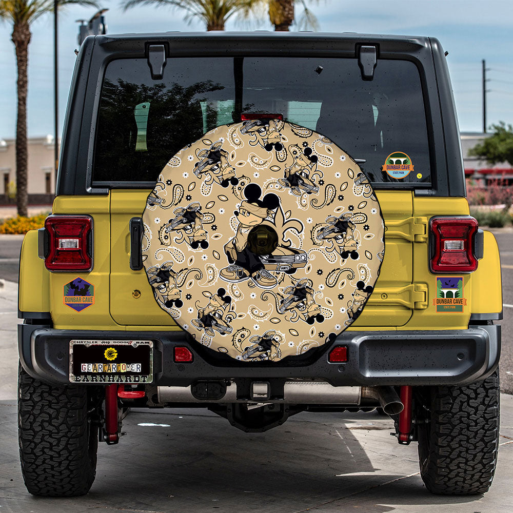 New Orleans Saints Spare Tire Covers Camera Hole Cartoon Theme Collection - Gearcarcover - 2