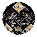 New Orleans Saints Spare Tire Covers Camera Hole Sporty Team Collection - Gearcarcover - 4