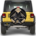 New Orleans Saints Spare Tire Covers Camera Hole Sporty Team Collection - Gearcarcover - 1