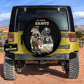 New Orleans Saints Spare Tire Covers Horror Characters Car Accessories - Gearcarcover - 2