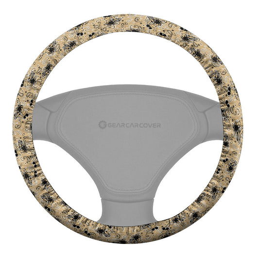 New Orleans Saints Steering Wheel Cover Cartoon Theme Collection - Gearcarcover - 2