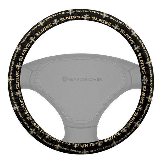 New Orleans Saints Steering Wheel Cover Sporty Team Collection - Gearcarcover - 2