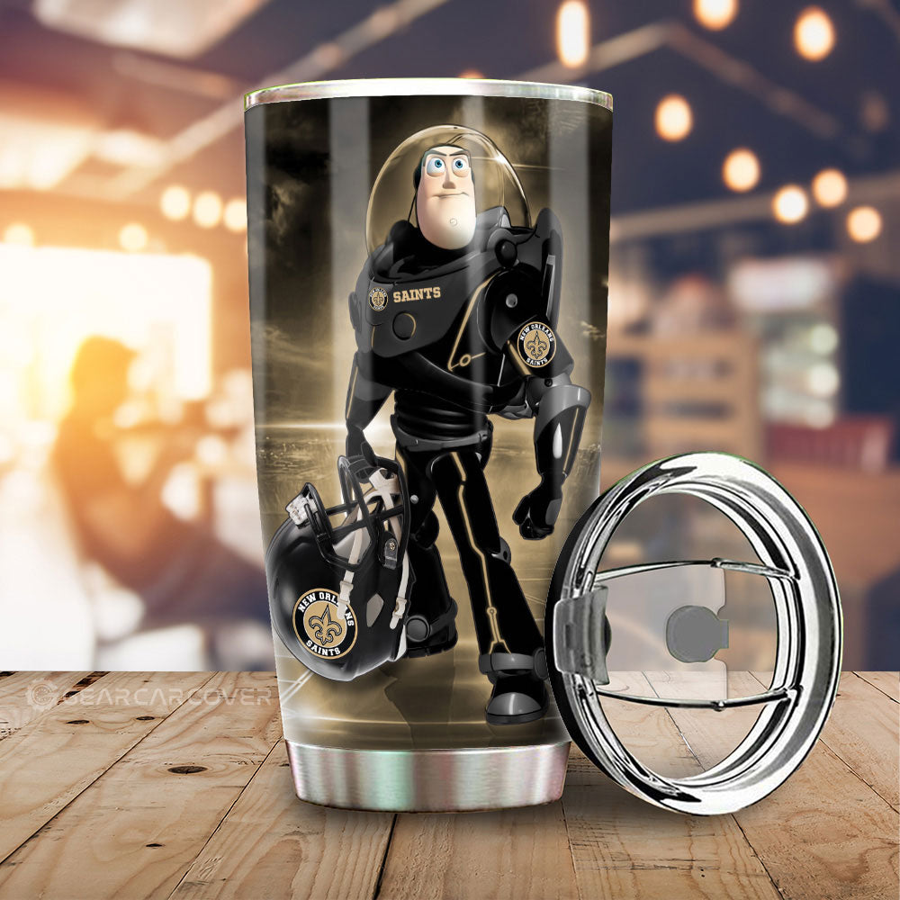 New Orleans Saints Tumbler Cup Custom Car Accessories For Fan - Gearcarcover - 1