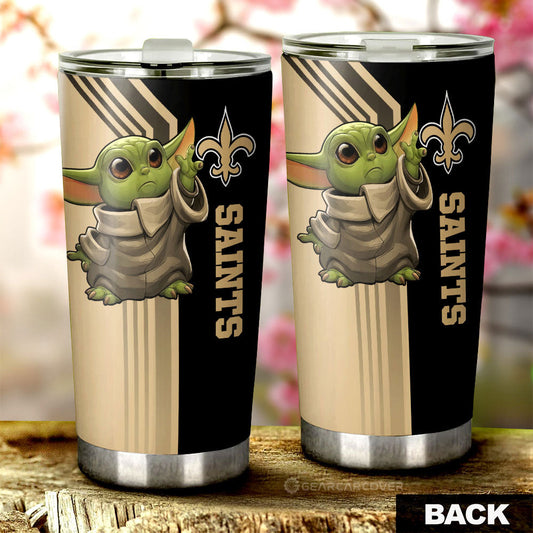 New Orleans Saints Tumbler Cup Custom Car Accessories - Gearcarcover - 2