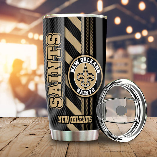 New Orleans Saints Tumbler Cup Custom Car Accessories - Gearcarcover - 2
