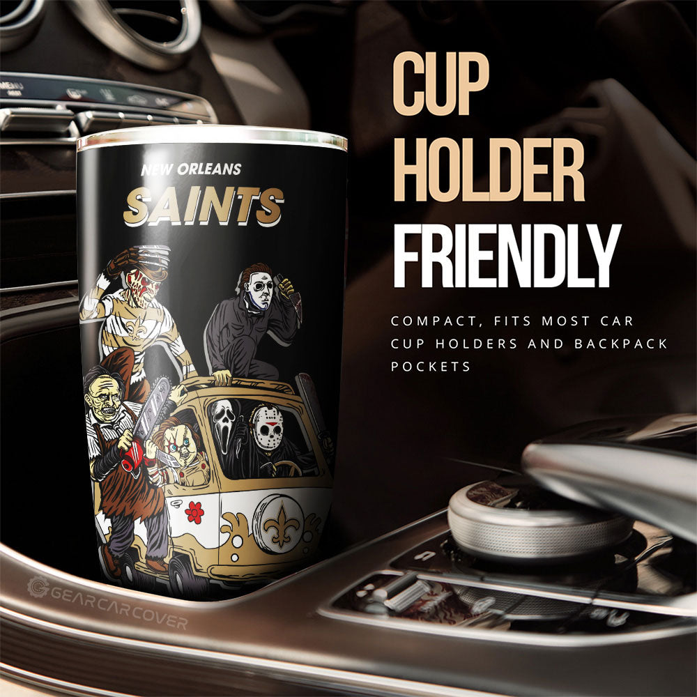 New Orleans Saints Tumbler Cup Custom Car Accessories - Gearcarcover - 3