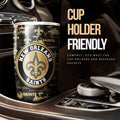 New Orleans Saints Tumbler Cup Custom Car Accessories - Gearcarcover - 3