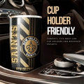New Orleans Saints Tumbler Cup Custom Car Accessories - Gearcarcover - 3