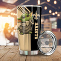 New Orleans Saints Tumbler Cup Custom Car Accessories - Gearcarcover - 1