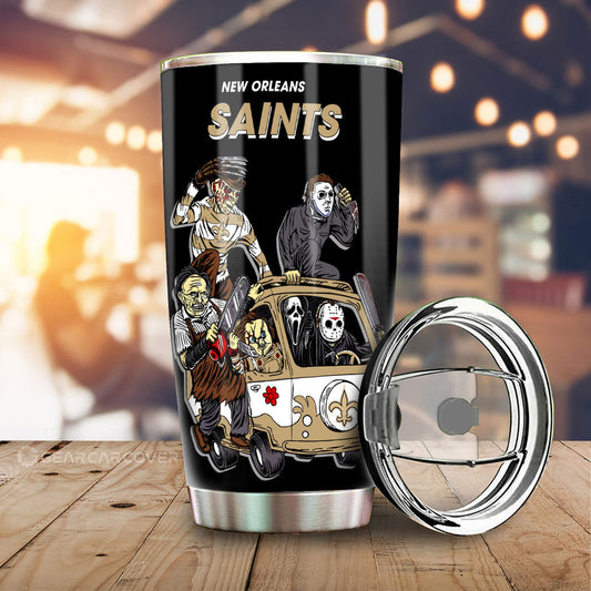 New Orleans Saints Tumbler Cup Custom Car Accessories - Gearcarcover - 1