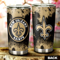 New Orleans Saints Tumbler Cup Custom Car Accessories - Gearcarcover - 1