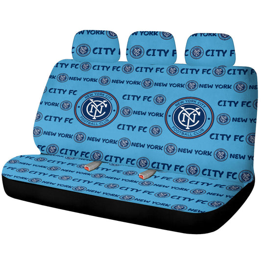 New York City FC Car Back Seat Covers Sporty Team Collection - Gearcarcover - 1