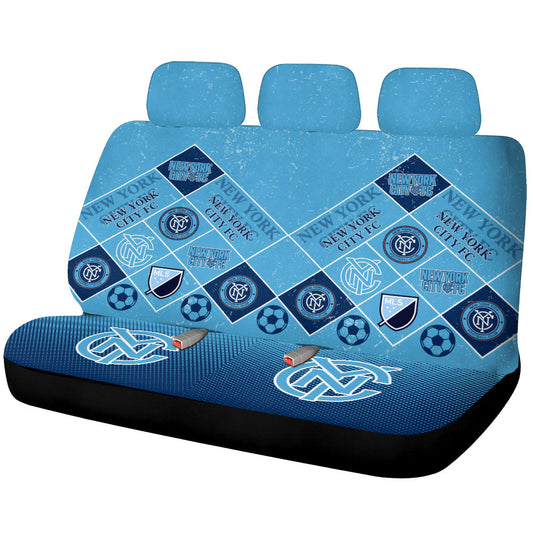 New York City FC Car Back Seat Covers Sporty Team Collection - Gearcarcover - 1