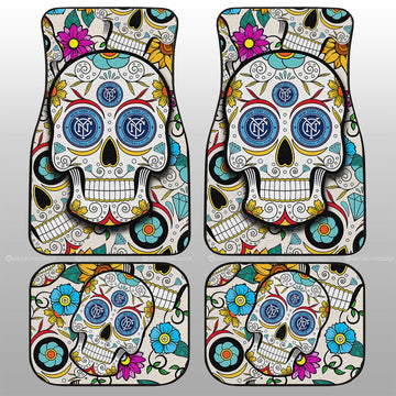 New York City FC Car Floor Mats Custom Sugar Skull Car Accessories - Gearcarcover - 1
