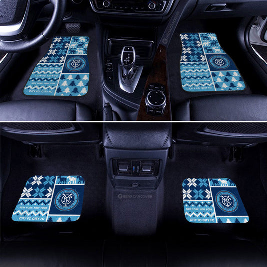 New York City FC Car Floor Mats Custom Ugly Style Car Accessories - Gearcarcover - 2
