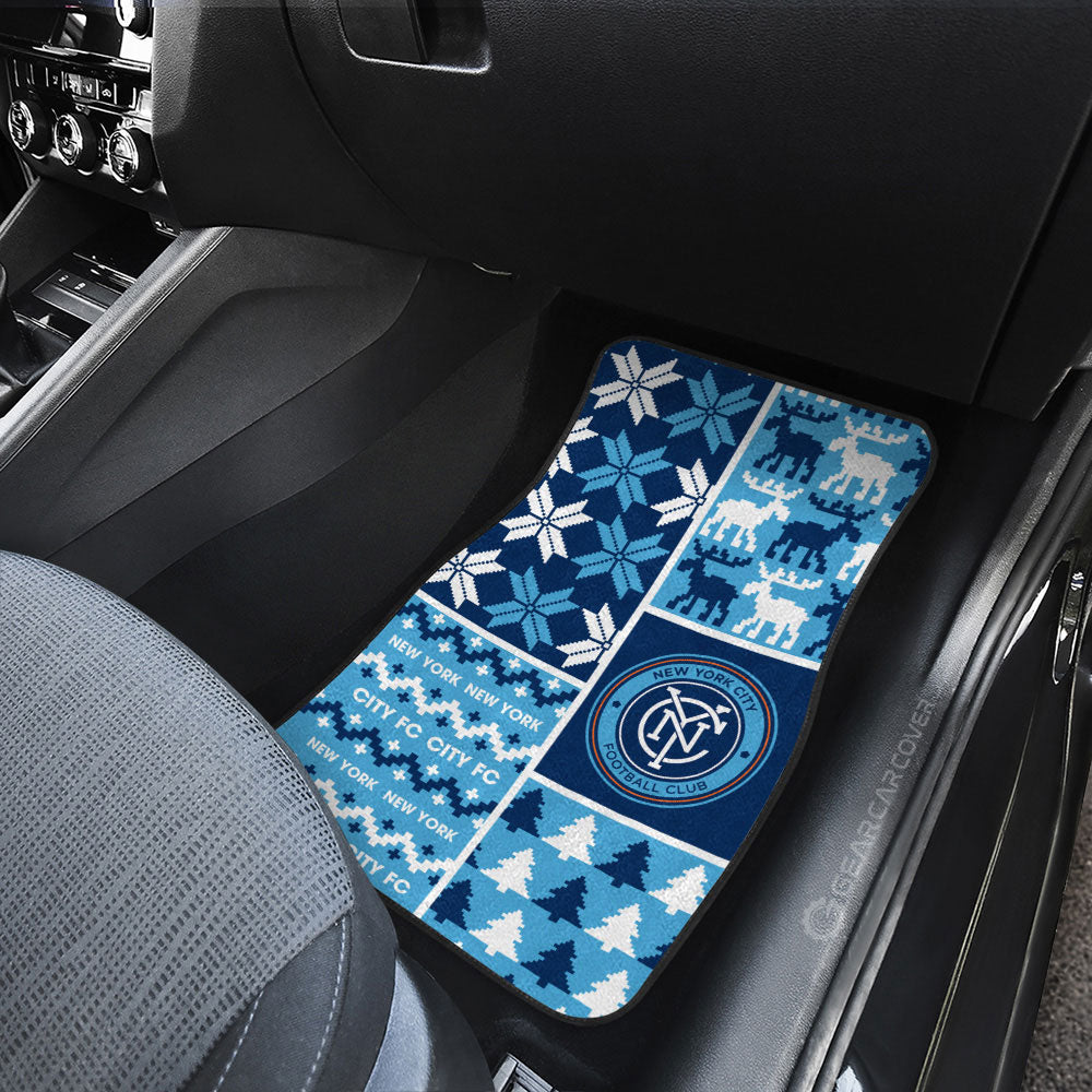 New York City FC Car Floor Mats Custom Ugly Style Car Accessories - Gearcarcover - 3
