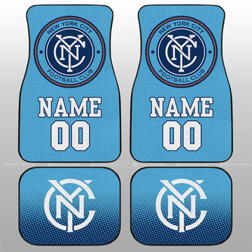 New York City FC Car Floor Mats Sporty Team Collection - Gearcarcover - 1