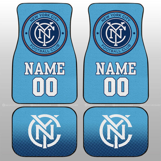 New York City FC Car Floor Mats Sporty Team Collection - Gearcarcover - 1