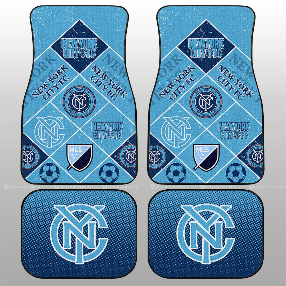 New York City FC Car Floor Mats Sporty Team Collection - Gearcarcover - 1