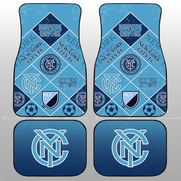 New York City FC Car Floor Mats Sporty Team Collection - Gearcarcover - 1