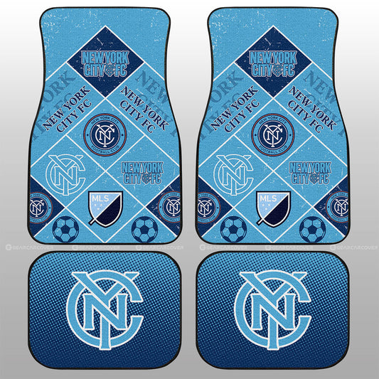 New York City FC Car Floor Mats Sporty Team Collection - Gearcarcover - 1