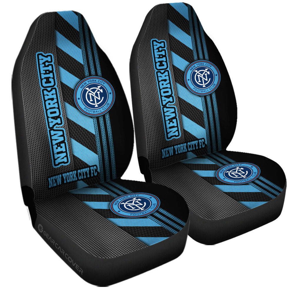 New York City FC Car Seat Covers Custom Car Accessories - Gearcarcover - 3