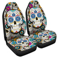 New York City FC Car Seat Covers Custom Sugar Skull Car Accessories - Gearcarcover - 3