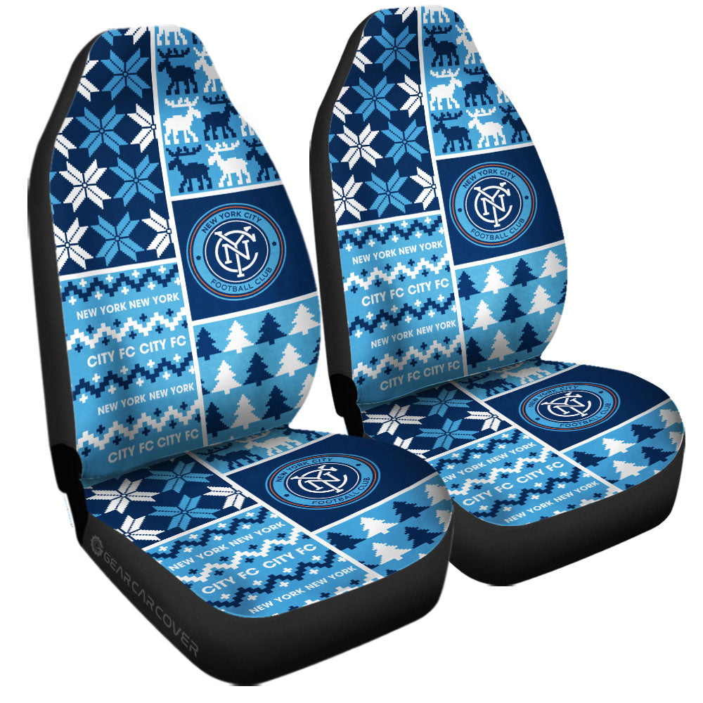 New York City FC Car Seat Covers Custom Ugly Style Car Accessories - Gearcarcover - 3