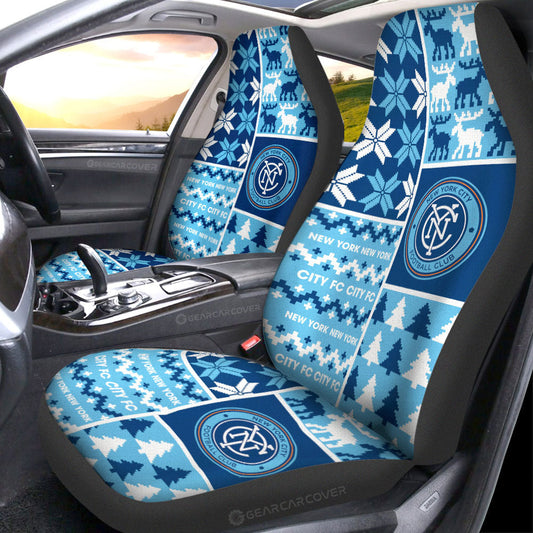 New York City FC Car Seat Covers Custom Ugly Style Car Accessories - Gearcarcover - 1