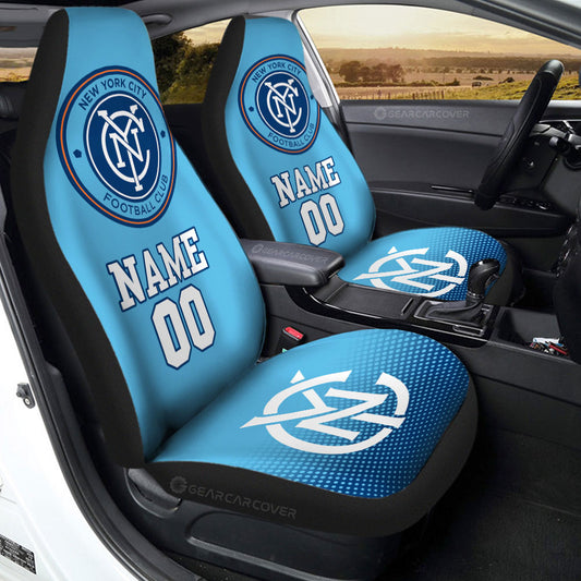 New York City FC Car Seat Covers Sporty Team Collection - Gearcarcover - 2