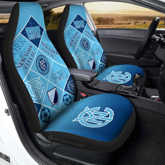 New York City FC Car Seat Covers Sporty Team Collection - Gearcarcover - 2