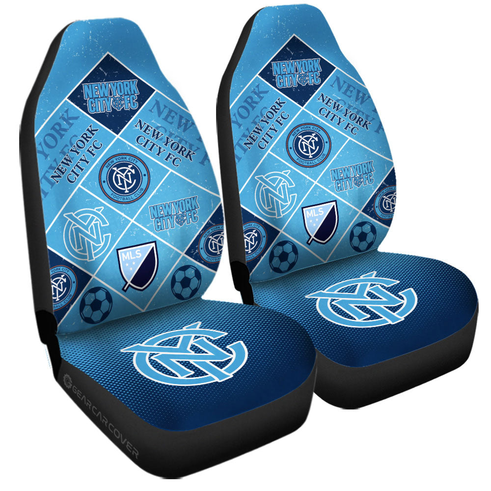 New York City FC Car Seat Covers Sporty Team Collection - Gearcarcover - 3