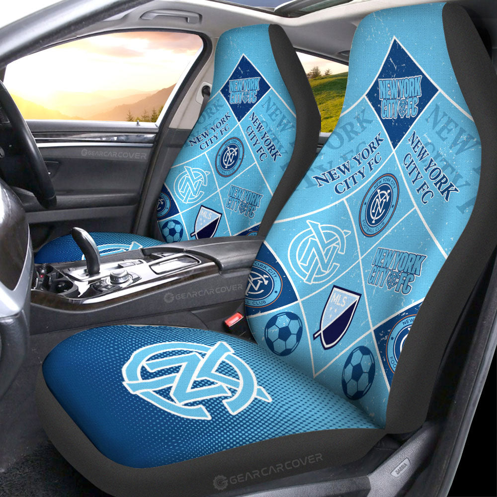 New York City FC Car Seat Covers Sporty Team Collection - Gearcarcover - 1