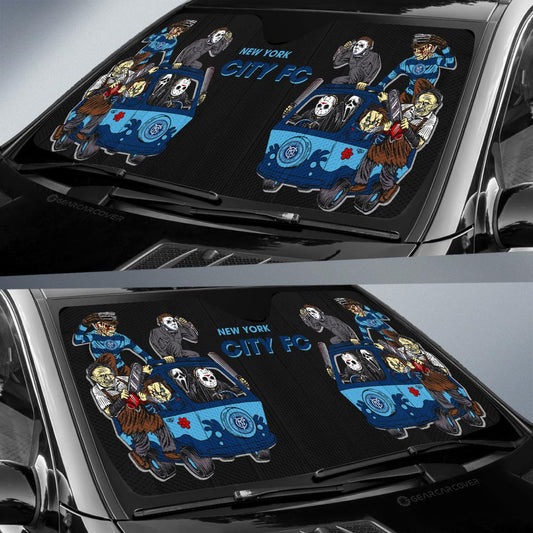 New York City FC Car Sunshade Custom Car Accessories - Gearcarcover - 2