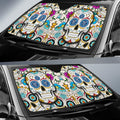 New York City FC Car Sunshade Custom Sugar Skull Car Accessories - Gearcarcover - 2