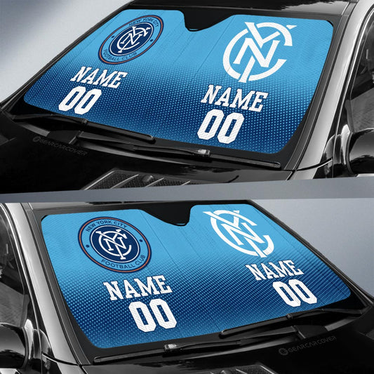New York City FC Car Sunshade Sporty Team Collection - Gearcarcover - 2