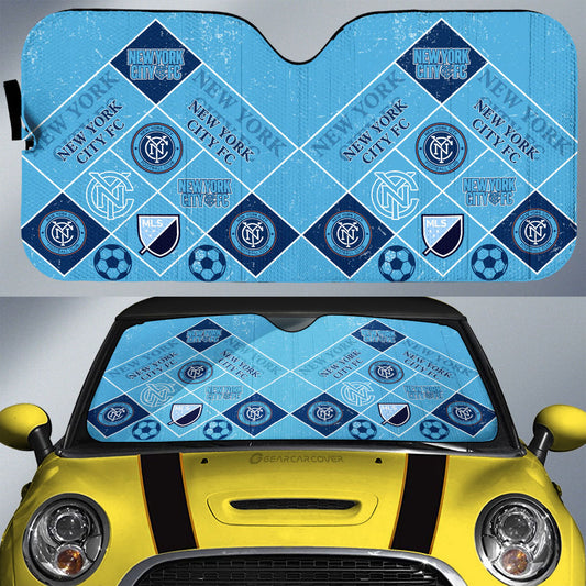 New York City FC Car Sunshade Sporty Team Collection - Gearcarcover - 1