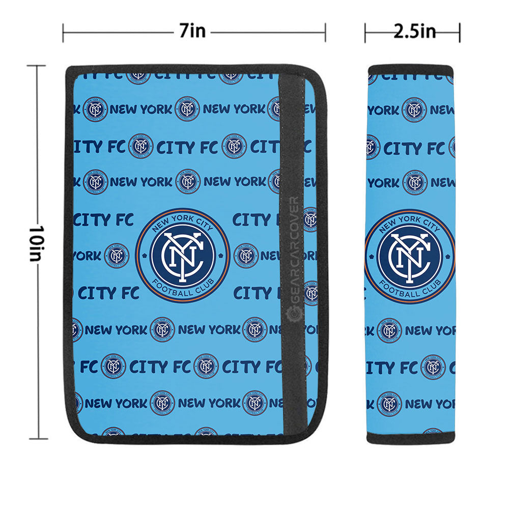 New York City FC Seat Belt Covers Sporty Team Collection - Gearcarcover - 1