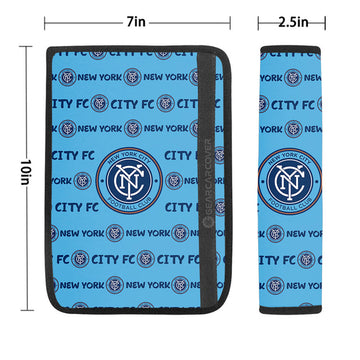 New York City FC Seat Belt Covers Sporty Team Collection - Gearcarcover - 1