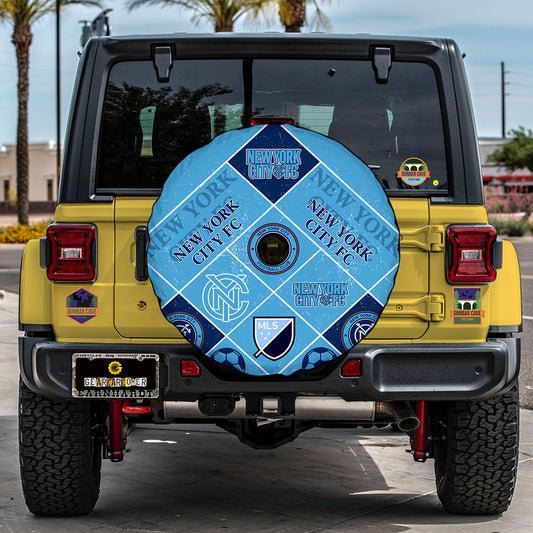 New York City FC Spare Tire Covers Camera Hole Sporty Team Collection - Gearcarcover - 2